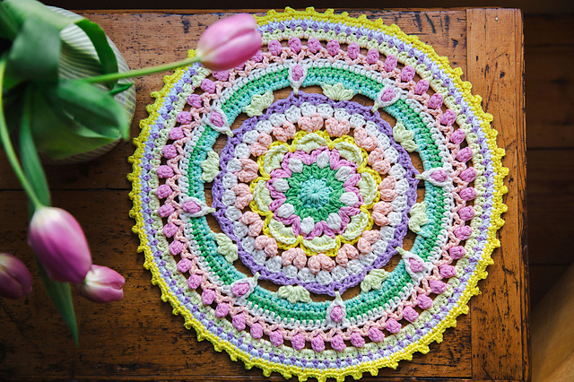 Ravelry: Meditate Mandala pattern by Emma Leith