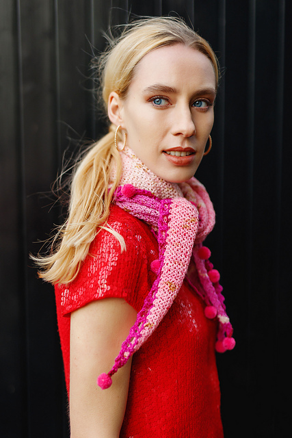 Peony Fade Shawl