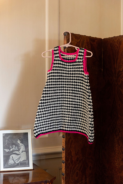 Houndstooth Mini Dress