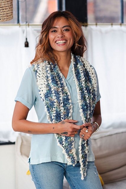 Wave Hello Shawlette