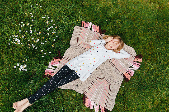 Rainbow Picnic Rug