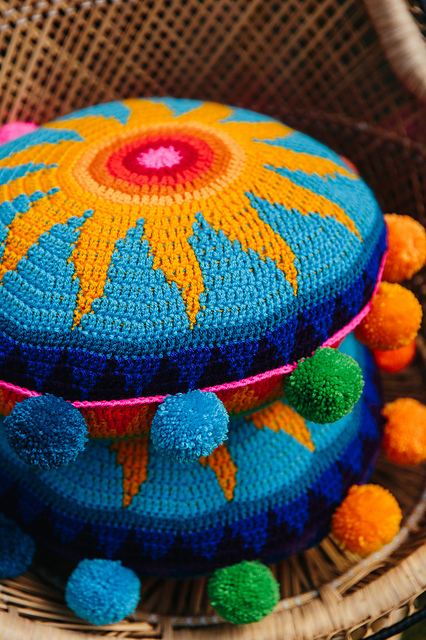 Sunshine & Rainbow Cushion