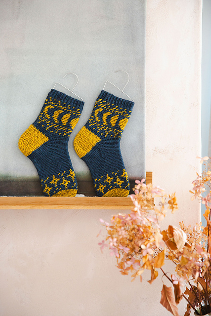 Over the Moon Socks