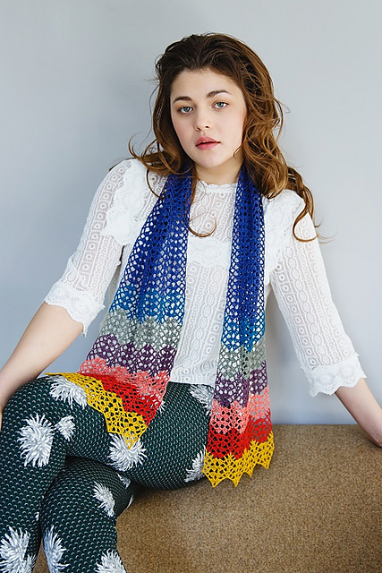 Zig-zag scarf