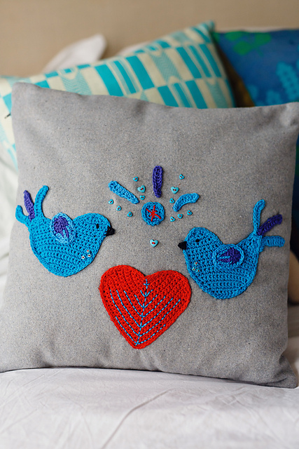Lovebirds Cushion