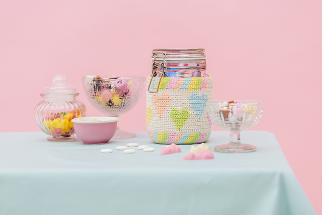 Love Heart Candy Jar