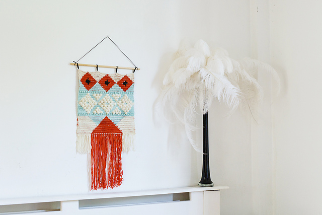 Boho Wallhanging and Cushion