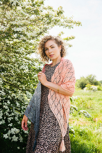 Vine on Time Shawl