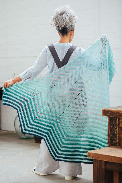 Chevron Boulevard Shawl