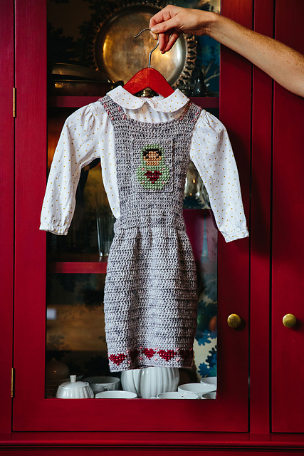 Russian doll Pinafore Dress