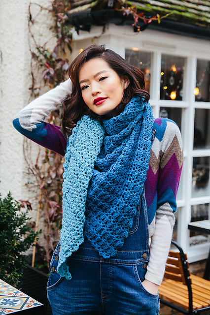 Winter Bird Shawl