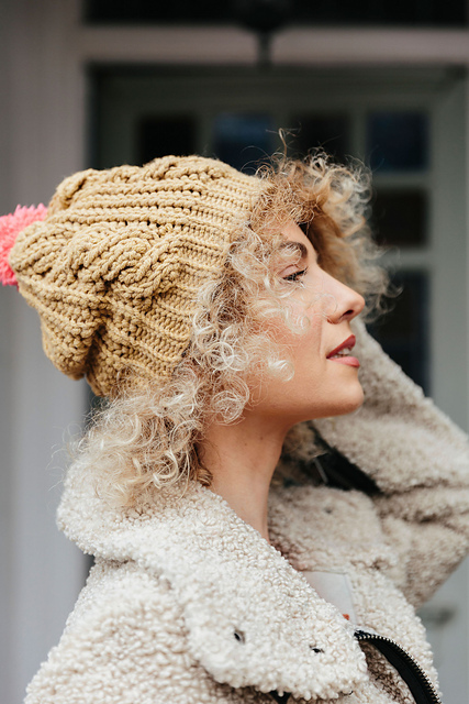 Cable Rib Hat