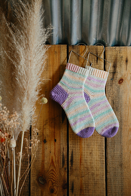 Simple Crochet Socks