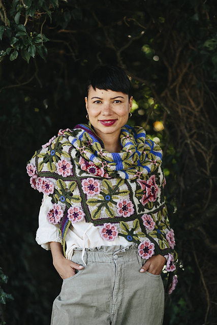 Ravelry: Festival Of Flowers Shawl pattern by Jane Crowfoot