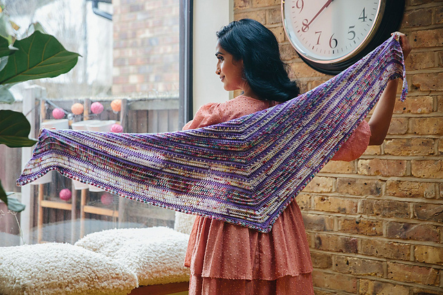 Stitchers' Rhapsody Shawl