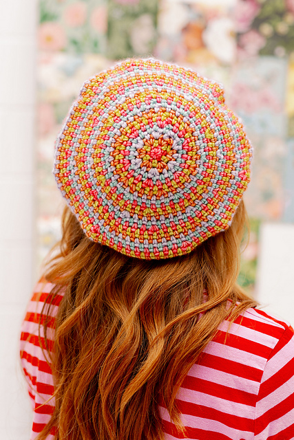 Linen Stitch Beret