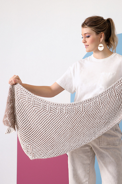 Snow Blossom Shawl