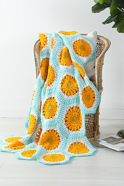 Zinnia Blossoms Afghan