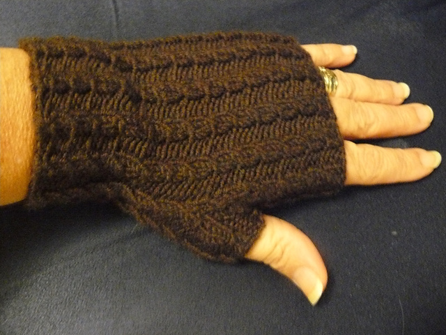 Baby Cashmerino Fingerless Gloves