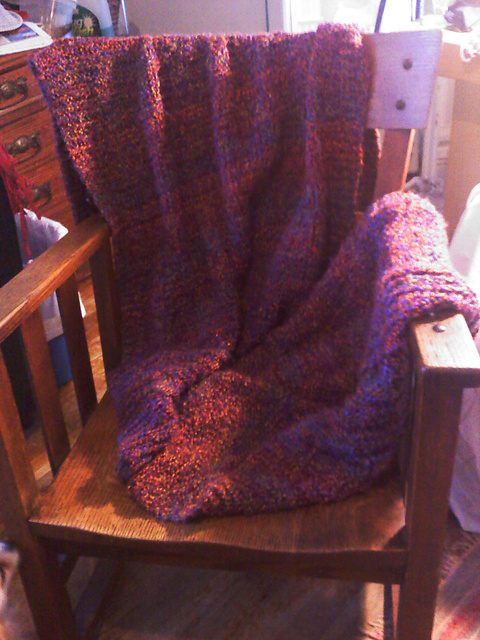 Knit Rectangular Stole