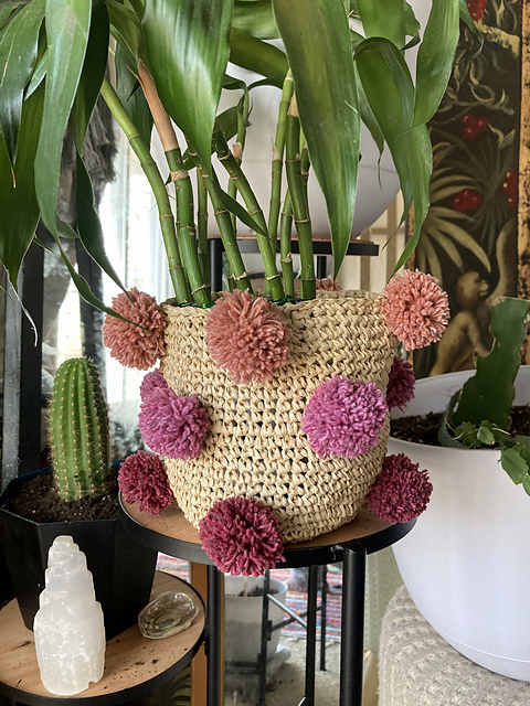 Boho Basket Planter