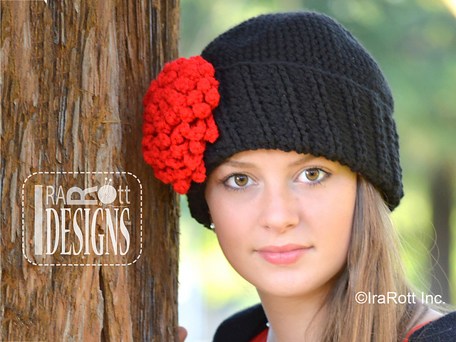 Parisian Dahlia Beanie