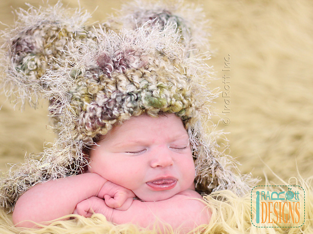 Izzy the Teddy Bear with Fuzzy Tail