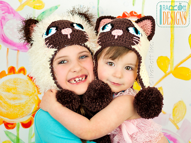 Yin & Yang Siamese Kitty Hats