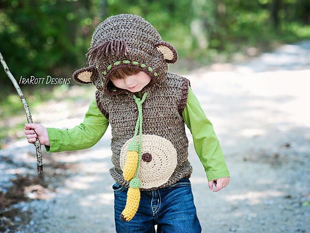 Chip The Banana Monkey Vest