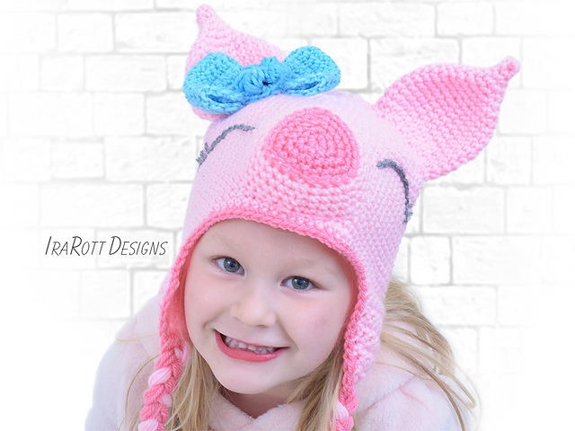 Pinky The Piggy Pig Hat