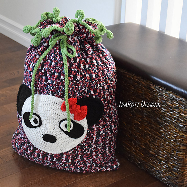 Rock ‘N’ Roll Panda Toy Bag