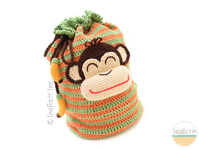 Chip the Monkey Toy Bag