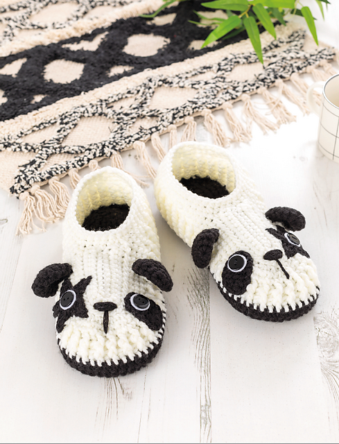 The Rock and Roll Panda Slippers