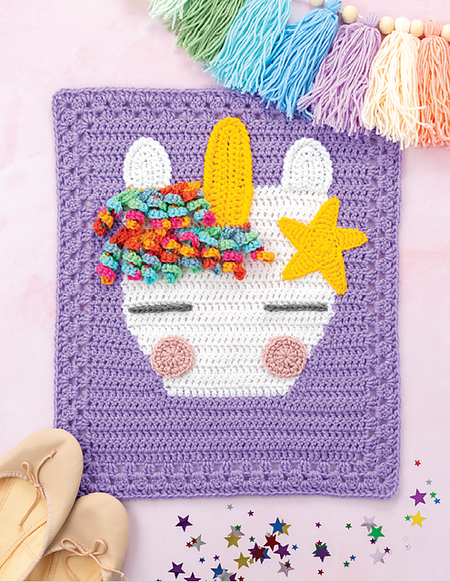 Unicorn Blanket Block