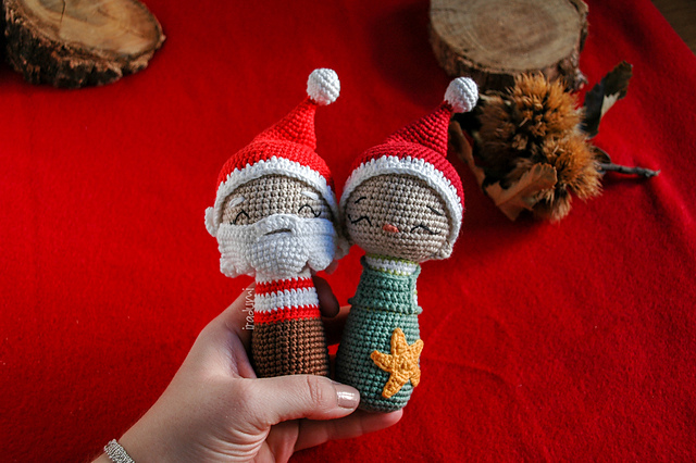 Sonajero Papá Noel y Elfo