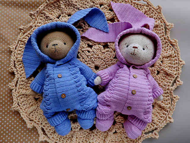 Romper and Booties for bear toy 2