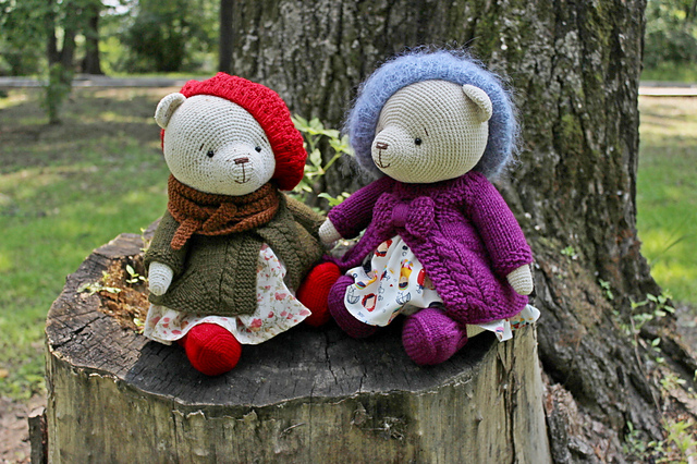 Outfits "Girls" for bear toy