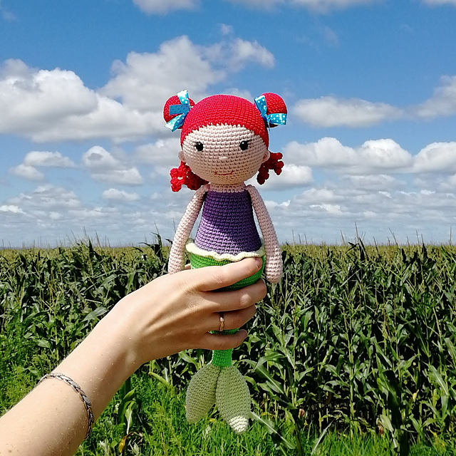 Crochet Mermaid Doll.