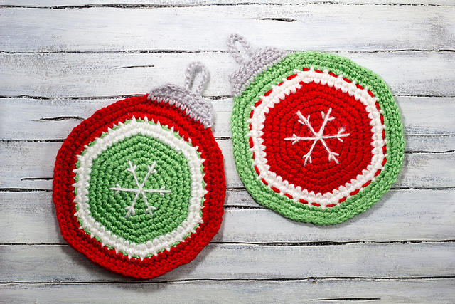 Potholder Christmas Ornaments