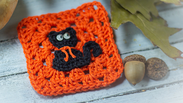 Black Cat Applique