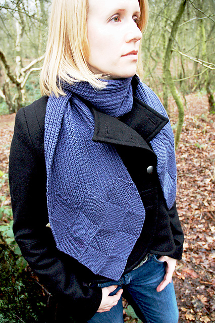 Entrelac Scarf