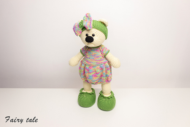 Stuffed Bear Toy in Outfit