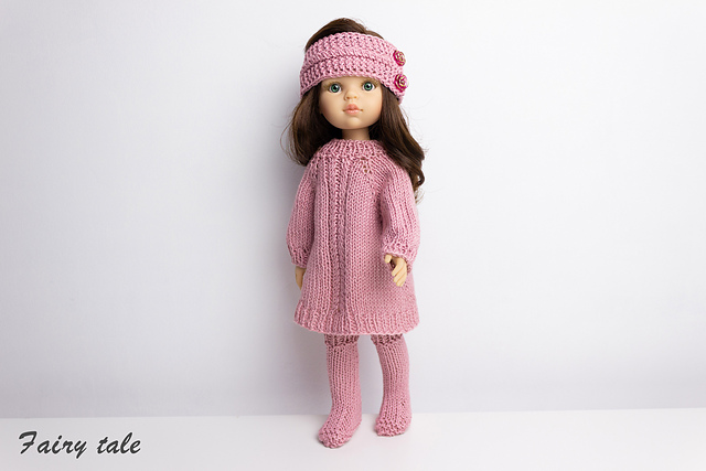 Dress & Boots for 13 inch Doll