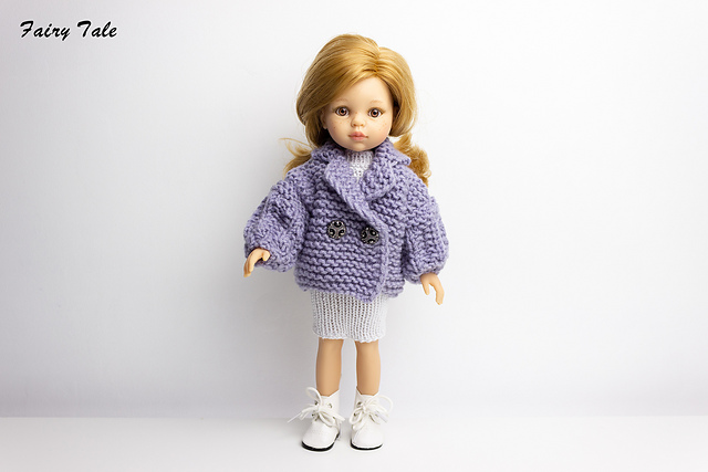 Jacket & Dress for 13 inch Doll