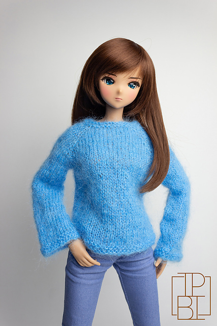 Ravelry: Smart Doll Sweater Laceweight pattern by Irina Khoroshaeva