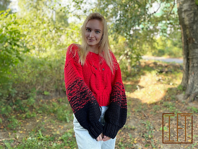 Sweater with Owl