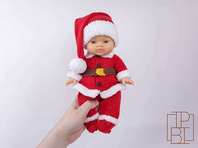 Christmas Outfit for Baby Dolls