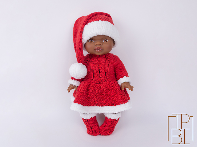Baby Doll Santa Clothes