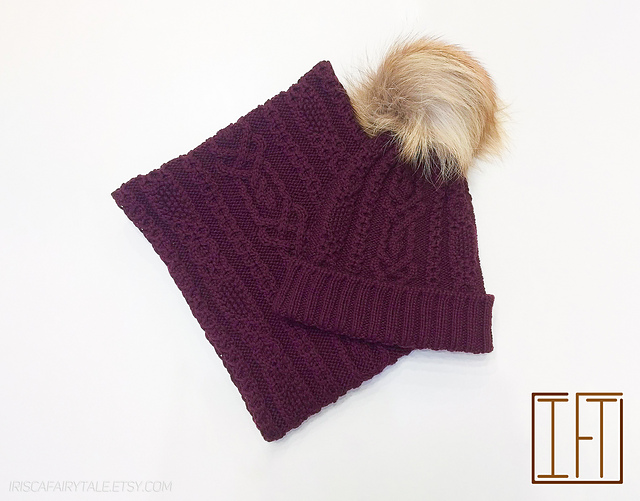 Aran Beanie & Cowl