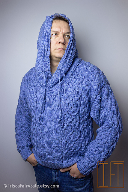 Men's Sweater with Hood